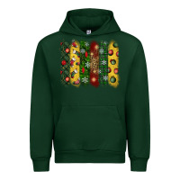 Forest Green christmas brushstroke Urban Hoodie - BundleAndBundleShop