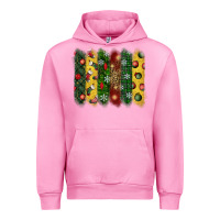 Fuchsia Pink christmas brushstroke Urban Hoodie - BundleAndBundleShop