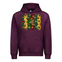 Mauve Wine christmas brushstroke Urban Hoodie - BundleAndBundleShop