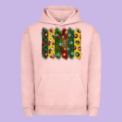 Christmas Brushstroke Urban Hoodie Designed By Bundleandbundleshop