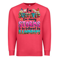 Cardinal ive survived too many storms to be bothered by raindrops Premium Sweatshirt - texasbilliewilder