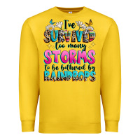 Lemon ive survived too many storms to be bothered by raindrops Premium Sweatshirt - texasbilliewilder