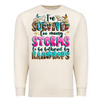 Sandshell ive survived too many storms to be bothered by raindrops Premium Sweatshirt - texasbilliewilder