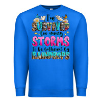 True Royal ive survived too many storms to be bothered by raindrops Premium Sweatshirt - texasbilliewilder