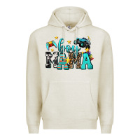 Oatmeal Heather boy mama Premium Hoodie - AdoDesignShop