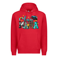 Red boy mama Premium Hoodie - AdoDesignShop