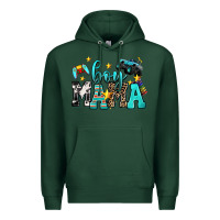Sports Green boy mama Premium Hoodie - AdoDesignShop