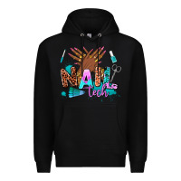 Black nail tech Premium Hoodie - AdoDesignShop
