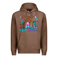 Chestnut nail tech Premium Hoodie - AdoDesignShop