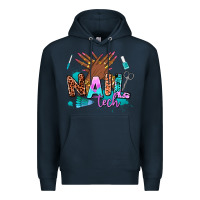 Navy nail tech Premium Hoodie - AdoDesignShop