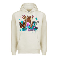 Oatmeal Heather nail tech Premium Hoodie - AdoDesignShop