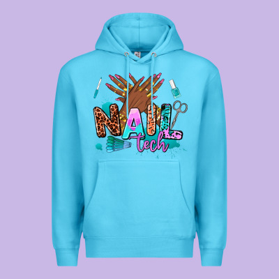 Nail Tech Premium Hoodie Designed By Adodesignshop