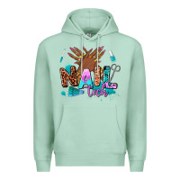 Seafoam nail tech Premium Hoodie - AdoDesignShop