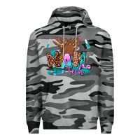 Slate Camo nail tech Premium Hoodie - AdoDesignShop