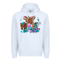 White nail tech Premium Hoodie - AdoDesignShop