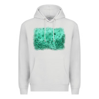 Dove Grey green glitter background Premium Hoodie - JahusDesignShop