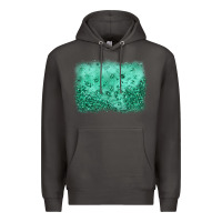 Smoke green glitter background Premium Hoodie - JahusDesignShop