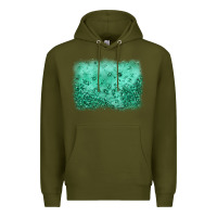 Army Green green glitter background Premium Hoodie - JahusDesignShop