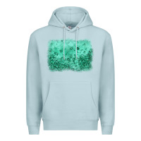 Blue Mist green glitter background Premium Hoodie - JahusDesignShop