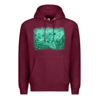 Burgundy green glitter background Premium Hoodie - JahusDesignShop