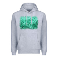Heather Grey green glitter background Premium Hoodie - JahusDesignShop