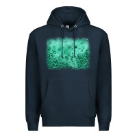 Navy green glitter background Premium Hoodie - JahusDesignShop