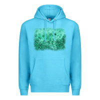 Ocean Blue green glitter background Premium Hoodie - JahusDesignShop
