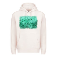 Pale Pink green glitter background Premium Hoodie - JahusDesignShop
