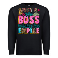 Black just a girl boss building her empire Premium Sweatshirt - texasbilliewilder