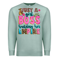Seafoam just a girl boss building her empire Premium Sweatshirt - texasbilliewilder
