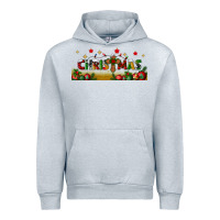 Heather Grey christmas with christmas cross libbey glass Urban Hoodie - BundleAndBundleShop