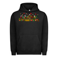 Pigment Black christmas with christmas cross libbey glass Urban Hoodie - BundleAndBundleShop