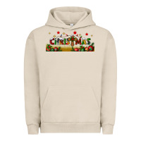 Pigment French Oak christmas with christmas cross libbey glass Urban Hoodie - BundleAndBundleShop