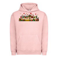 Pigment Salmon christmas with christmas cross libbey glass Urban Hoodie - BundleAndBundleShop