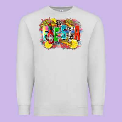 Taco Fiesta Premium Sweatshirt Designed By Zillion Design Studio