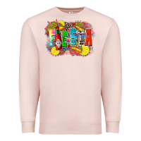 Pale Pink taco fiesta Premium Sweatshirt - Zillion Design Studio