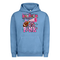 Pigment Pebble Blue in october we wear cheer pink football Urban Hoodie - AdoDesignShop