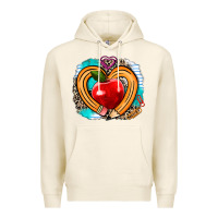Tofu teacher heart pen Premium Hoodie - AdoDesignShop