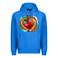 True Royal teacher heart pen Premium Hoodie - AdoDesignShop