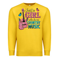 Lemon just a girl who loves country music Premium Sweatshirt - texasbilliewilder