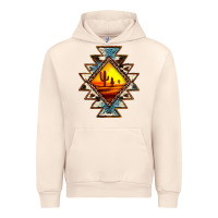 Sandshell cowhide leopard sunset aztec Urban Hoodie - JahusDesignShop
