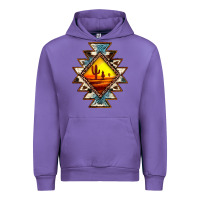 Tulip cowhide leopard sunset aztec Urban Hoodie - JahusDesignShop