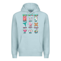 Blue Mist nurse god says i am  nurse elements Premium Hoodie - AdoDesignShop