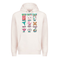 Pale Pink nurse god says i am  nurse elements Premium Hoodie - AdoDesignShop