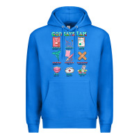 True Royal nurse god says i am  nurse elements Premium Hoodie - AdoDesignShop