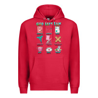Cardinal nurse god says i am  nurse elements Premium Hoodie - AdoDesignShop