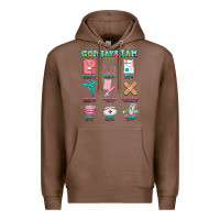 Nurse God Says I Am  Nurse Elements Premium Hoodie | Teevron