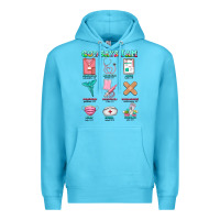 Ocean Blue nurse god says i am  nurse elements Premium Hoodie - AdoDesignShop