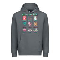 Rock nurse god says i am  nurse elements Premium Hoodie - AdoDesignShop
