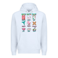 White nurse god says i am  nurse elements Premium Hoodie - AdoDesignShop